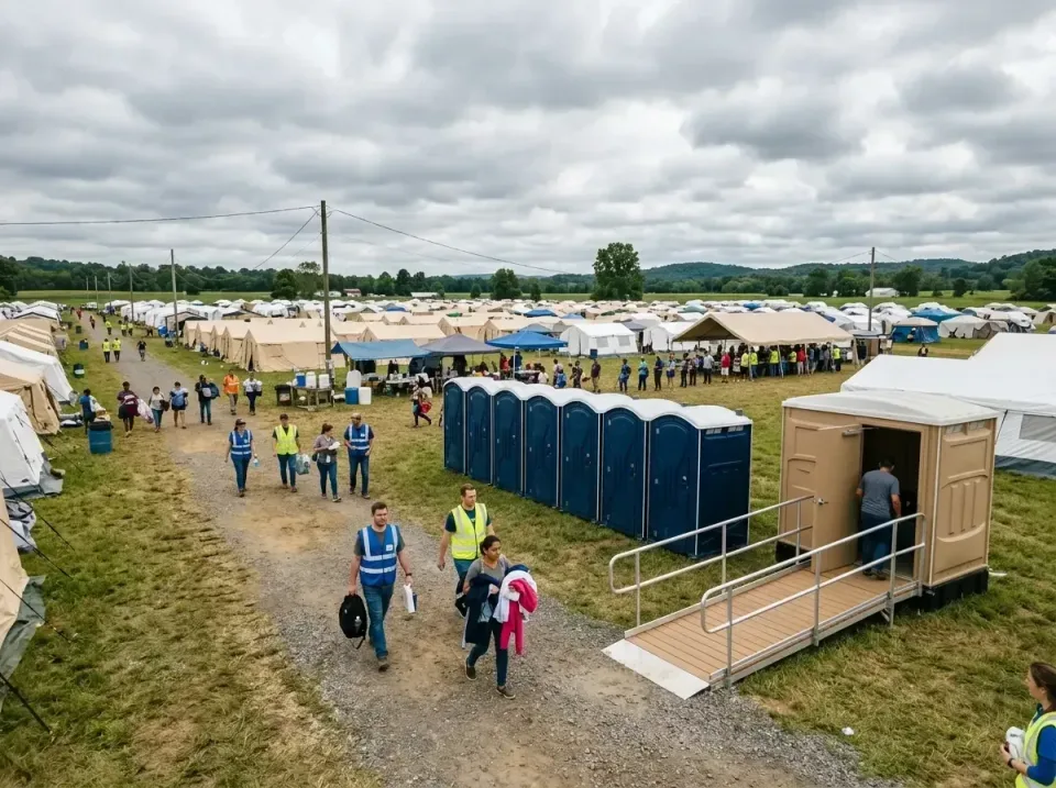 disaster-relief-camp-restrooms-010 — frequently asked questions, Dumpster & Portable Bathrooms Rental in Fowlerville, MI